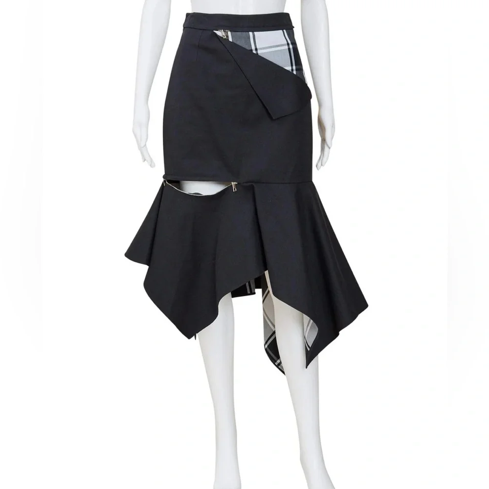 MONSE zipper trumpet skirt NWOT